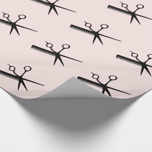 Beautician Design Roze Cadeaupapier (Hoek)