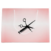 Beautician Design Roze Groot Cadeauzakje (Voorkant)