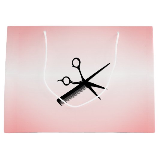 Beautician Design Roze Groot Cadeauzakje (Voorkant)