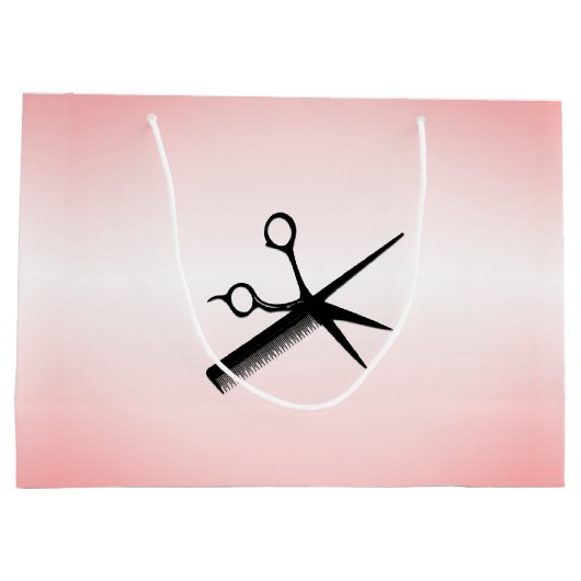 Beautician Design Roze Groot Cadeauzakje (Achterkant)