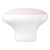 Beautician Design Roze Keramische Knop (Zijkant)