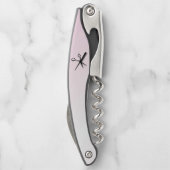 Beautician Design Roze Kurkentrekker (Achterkant)
