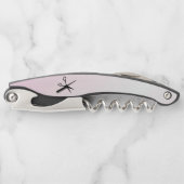 Beautician Design Roze Kurkentrekker (Voorkant)