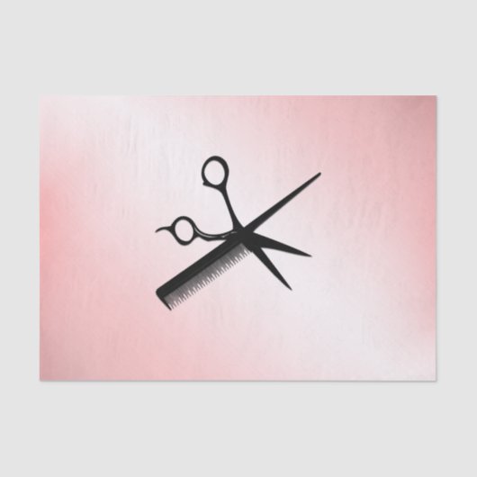 Beautician Design Roze Tissuepapier (Voorkant)