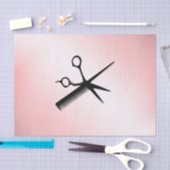 Beautician Design Roze Tissuepapier (Craft)