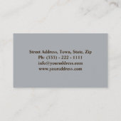 Beautician Hair Stylist Elegant Professional Salon Visitekaartje (Achterkant)