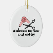 Beauticians Routine Keramisch Ornament (Rechts)
