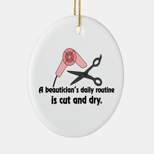 Beauticians Routine Keramisch Ornament (Rechts)