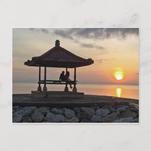 Beautidul-zonsopgang op Bali Briefkaart (Voorkant)