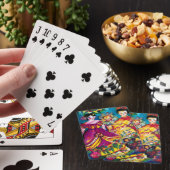 BEAUTIEF ANTIEK DOLLAR met kerstdecor Pokerkaarten (Insitu)