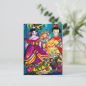 BEAUTIEF ANTIEK DOLLEN BRIEFKAART (Staand voorkant)