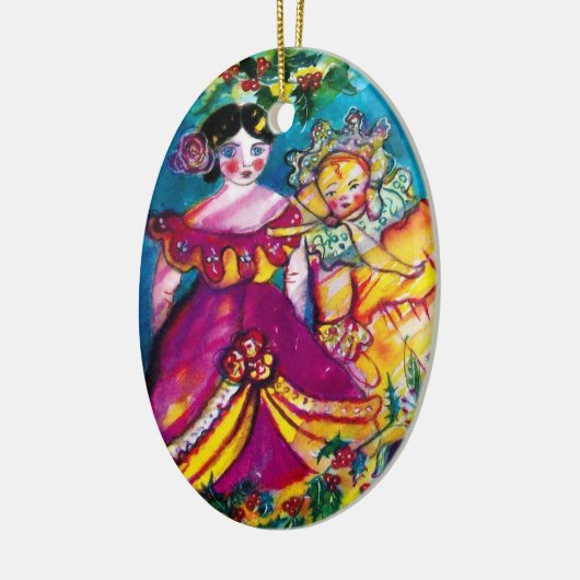 BEAUTIEF ANTIEK DOLLEN KERAMISCH ORNAMENT (Links)