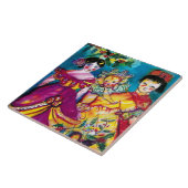 BEAUTIEF ANTIEK DOLLEN TEGELTJE (Zijkant)