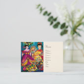 BEAUTIEF ANTIEK DOLLEN VISITEKAARTJE (Staand voorkant)