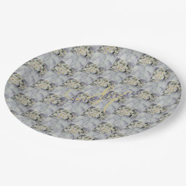 BEAUTIEF BOUQUET VAN DAISIES BRIDAL PARTIJ MONOGRA PAPIEREN BORDJE