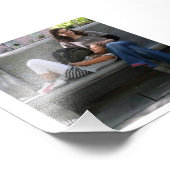 BEAUTIEF EN KORTE MEISJES FOTO AFDRUK (Hoek)