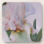 BEAUTIEF ENKELE WITTE IRIS-ONDERZETTERS DRANKJES ONDERZETTER (Voorkant)