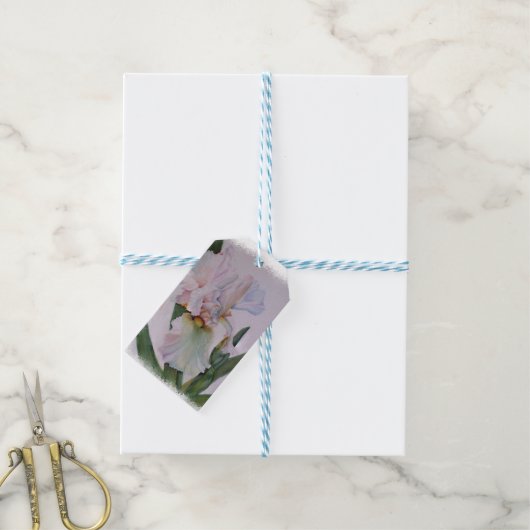 BEAUTIEF ENKELE WITTE LABELS VAN IRIS GIFT CADEAULABEL (Met Touw)