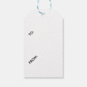 BEAUTIEF ENKELE WITTE LABELS VAN IRIS GIFT CADEAULABEL (Achterkant)