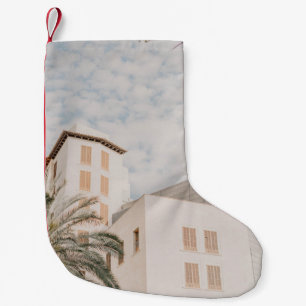 BEAUTIEF GEBOUWEN IN DE STAD  KIJKEN KLEINE KERSTSOK