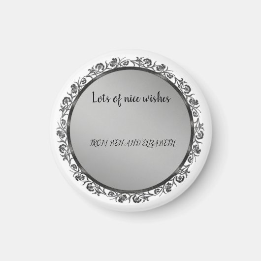 BEAUTIEF MAGNET MET DEDATUM (Voorkant)