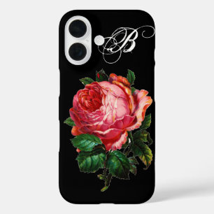 BEAUTIEF PINK ROSE MONOGRAM iPhone 16 HOESJE