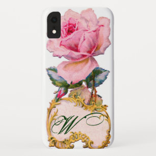 BEAUTIEF PINK ROSE MONOGRAM iPhone XR HOESJE