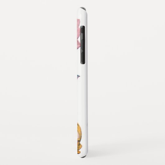 BEAUTIEF PINK ROSE MONOGRAM Case-Mate iPhone CASE (Achterkant/links)