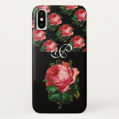 BEAUTIEF PINK ROSE MONOGRAM Case-Mate iPhone CASE (Achterkant)
