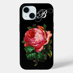 BEAUTIEF PINK ROSE MONOGRAM iPhone 15 CASE