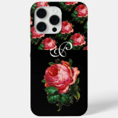 BEAUTIEF PINK ROSE MONOGRAM Case-Mate iPhone CASE (Achterkant)