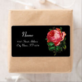 BEAUTIEF PINKROOM IN ZWARTE KRING ETIKET (Insitu)