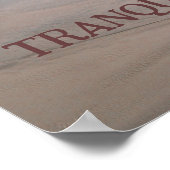 BEAUTIEF POSTER VOOR LANDSCHAPTRANQUILITEIT (Hoek)