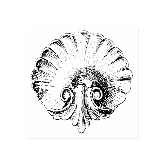 BEAUTIEF SEASHELL RUBBERSTEMPEL (Afrduk)