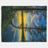 BEAUTIEF SUNSET FLEECE DEKEN (Voorkant (Horizontaal))