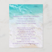 BEAUTIEF TROPISCH OCEAAN SUNRISE Reception Kaart (Achterkant)