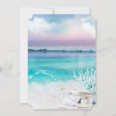 BEAUTIEF TROPISCHE OCEAAN SUNRISE Sparen de Datum Kaart (Achterkant)