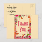 BEAUTIEF UITDRUKKELIJK BRIEFKAART (Voorkant / Achterkant)