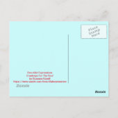 BEAUTIEF UITDRUKKELIJK BRIEFKAART (Achterkant)