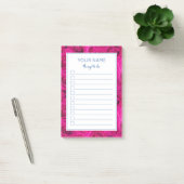 BEAUTIEF VIOLET-ROZEN OM POST-IT-OPMERKINGEN VAN D POST-IT® NOTES (Kantoor)
