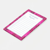 BEAUTIEF VIOLET-ROZEN OM POST-IT-OPMERKINGEN VAN D POST-IT® NOTES (Schuin)
