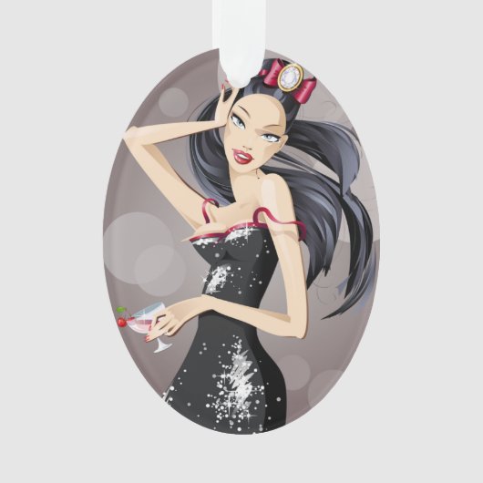 BEAUTIEF VROUW ORNAMENT (voorkant)