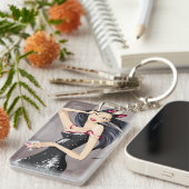 BEAUTIEF VROUW SLEUTELHANGER (Voorkant Rechts)