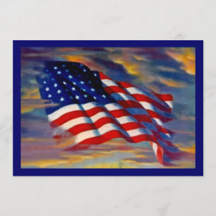 BEAUTIEF WAAIEN VLAGPARTIJ INVITE ~ EZ2 CUSTOMIZE KAART