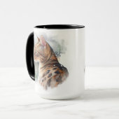 BEAUTIEF WATERVERF BENGAL CAT-VLAK MOK (Voorkant links)