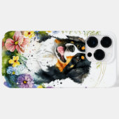 BEAUTIEF WATERVERF BERNESE MOUNTAIN DOG Case-Mate iPhone CASE (Achterkant (horizontaal))