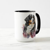 BEAUTIEF WATERVERF BERNESE MOUNTAIN DOG MOK (Voorkant rechts)