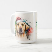 BEAUTIEF WATERVERF GEEL LABRADOR KOFFIEMOK (Voorkant links)