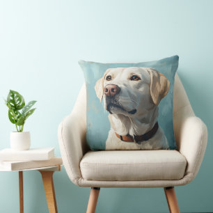 BEAUTIEF WATERVERF GEEL LABRADOR RETRIEVER DOG KUSSEN