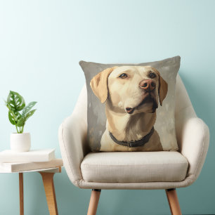 BEAUTIEF WATERVERF GEEL LABRADOR RETRIEVER DOG KUSSEN